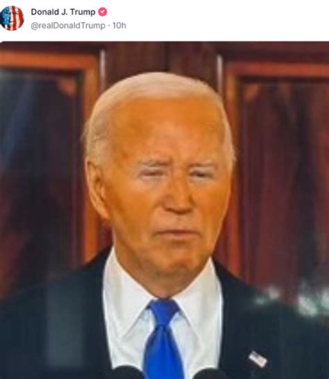 joe biden orange tan.